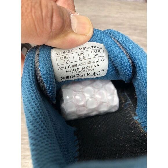 Xero Mesa Trail Minimalist Barefoot Blue Ice Running Shoes Women Sz 7.5M US/38EU - Picture 10 of 16